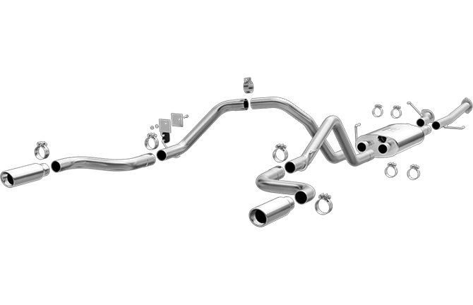 Magnaflow Cat Back Stainless Exhaust System 2014-2021 Toyota Tundra 4.6L/5.7L (rear exit)