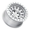 Black Rhino Primm Beadlock 17x8.5 6x139.7 ET00 CB 112.1 Silver w/Mirror Face & Machined Ring Wheel