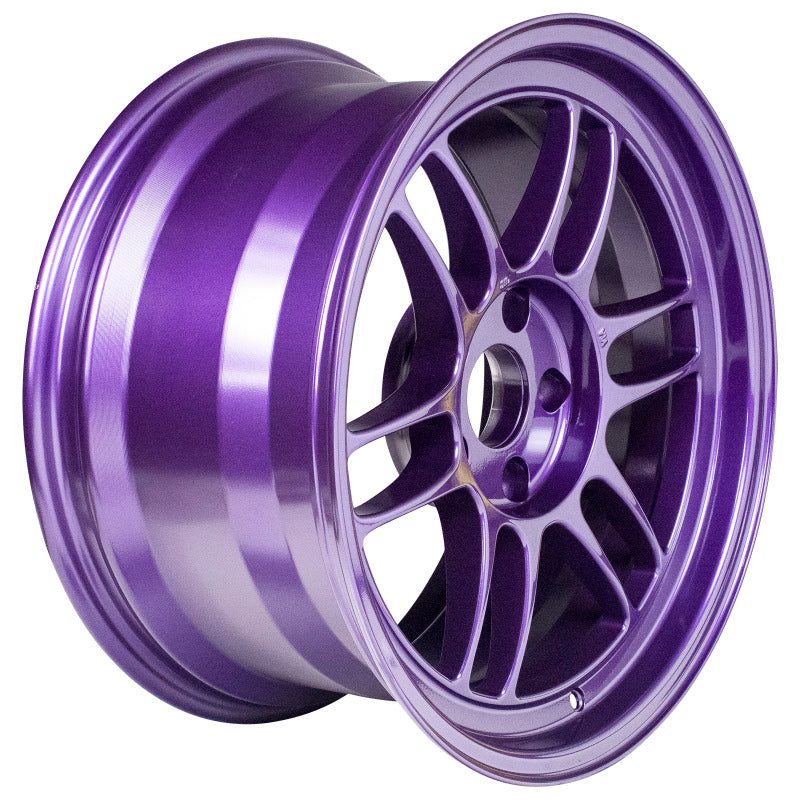 17x9.0 Enkei RPF1 5x114.3 22mm Offset 73mm Bore Purple Wheel
