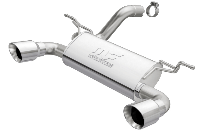 Magnaflow Axle Back Stainless Exhaust System 2018-2024 Jeep Wrangler JL V6 (3.6L)