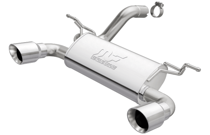 Magnaflow Axle Back Stainless Exhaust System 2018 Jeep Wrangler JL V6 (3.6L)