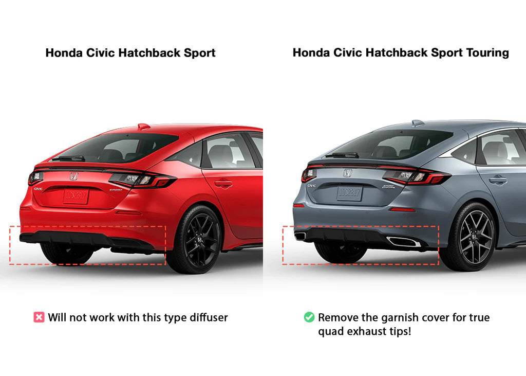 Remark Sports Touring (LINK LOOP) Catback Exhaust 2022+ Honda Civic Hatchback Sport Touring (FL1)