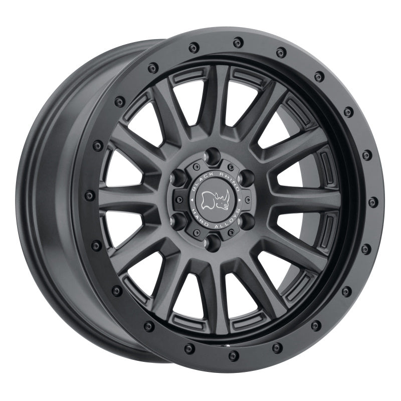 17x8.5 Black Rhino Dugger Gun Black