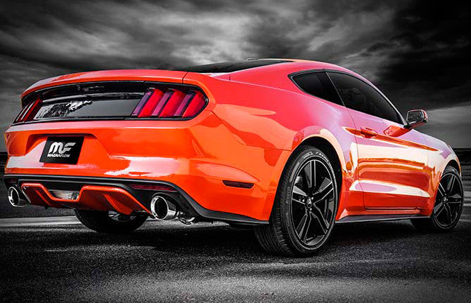 Magnaflow Axle Back Competition Stainless Exhaust System 2015-16 Ford Mustang 4 Cylinder EcoBoost 2.3L / Mustang V6 3.7L