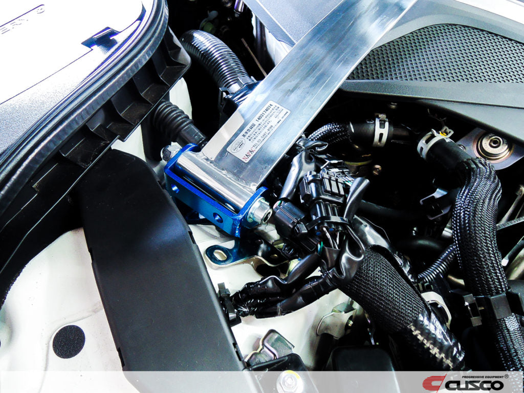 Cusco Type OS Front Upper Strut Bar 2013-2016 Infiniti G37 Coupe/Sedan / EX35 / Q50 Sedan / Q60 Coupe / QX50