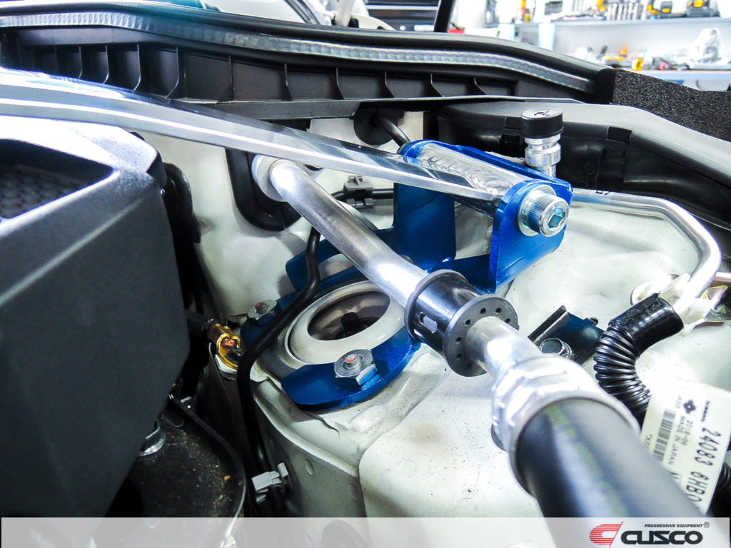 Cusco Type OS Front Upper Strut Bar 2013-2016 Infiniti G37 Coupe/Sedan / EX35 / Q50 Sedan / Q60 Coupe / QX50
