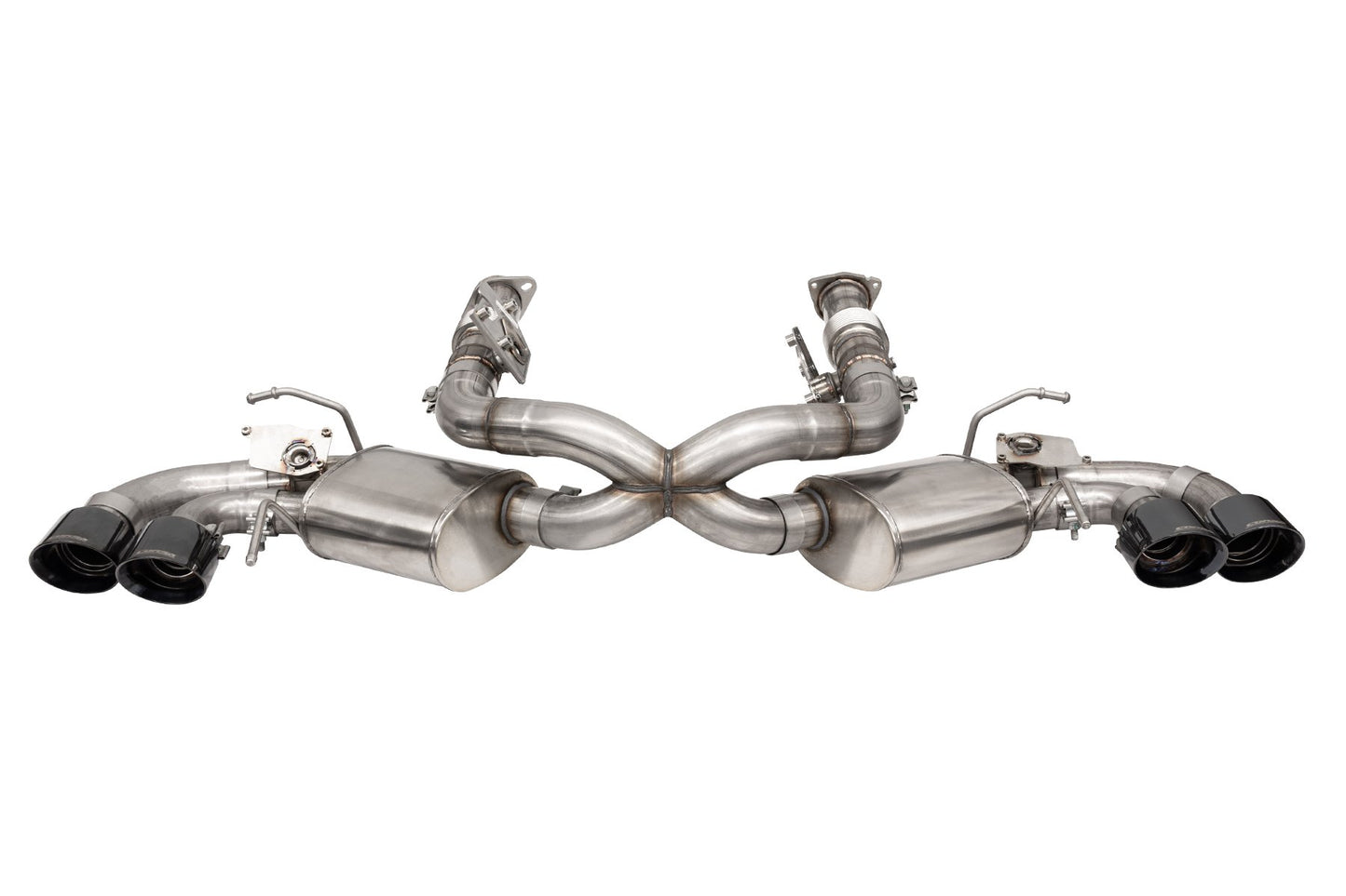 Corsa Performance Cat Back Exhaust System 2020-2024 Chevrolet Corvette C8 (w/Factory NPP)