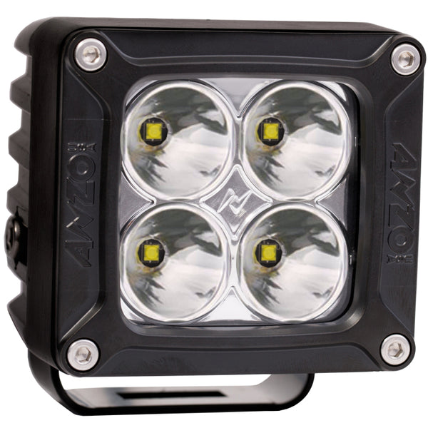 ANZO 3inx 3in High Power LED Off Road Spot Light w/ Harness