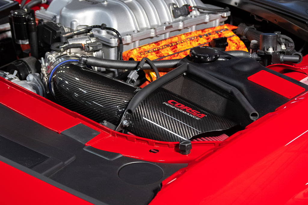 Corsa Performance Carbon Fiber Air Intake 2017–2021 Dodge Challenger SRT Hellcat/Redeye/Demon