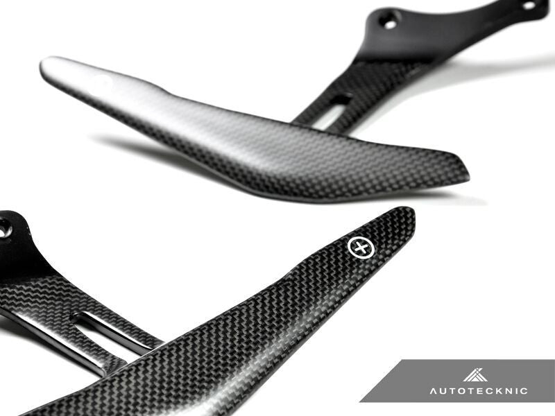 AutoTecknic Stealth Carbon Fiber Competition Shift Levers (Paddles) - Ferrari 458 Italia / Spider