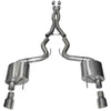 Corsa Performance Stainless Steel Cat-Back Exhaust 2015-2017 Mustang GT Coupe (Gunmetal Tips)