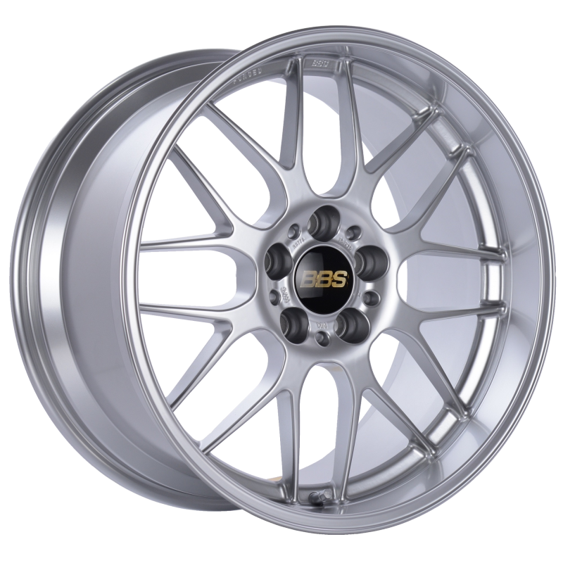 BBS RG-R 19x8.5 5x114.3 ET18 Sport Silver Polished Lip Wheel -82mm PFS/Clip Required