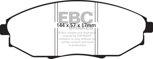 EBC 04-06 Chevrolet Epica 2.5 Ultimax2 Front Brake Pads