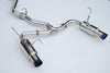 Invidia Dual N1 Cat-Back Exhaust 2022+ Subaru WRX Twin Outlet Single Layer Tips