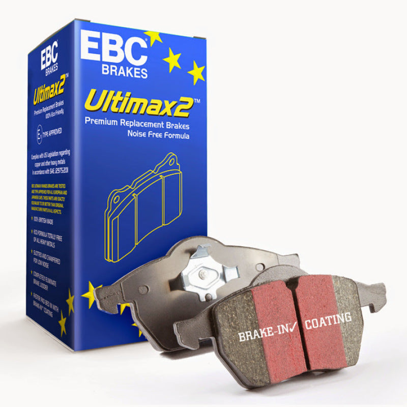 EBC 86-89 Mazda RX7 2.4 (1.3 Rotary)(Vented Rear Rotors) Ultimax2 Front Brake Pads