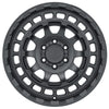 17x8.5 Black Rhino Chamber Matte Black Wheel