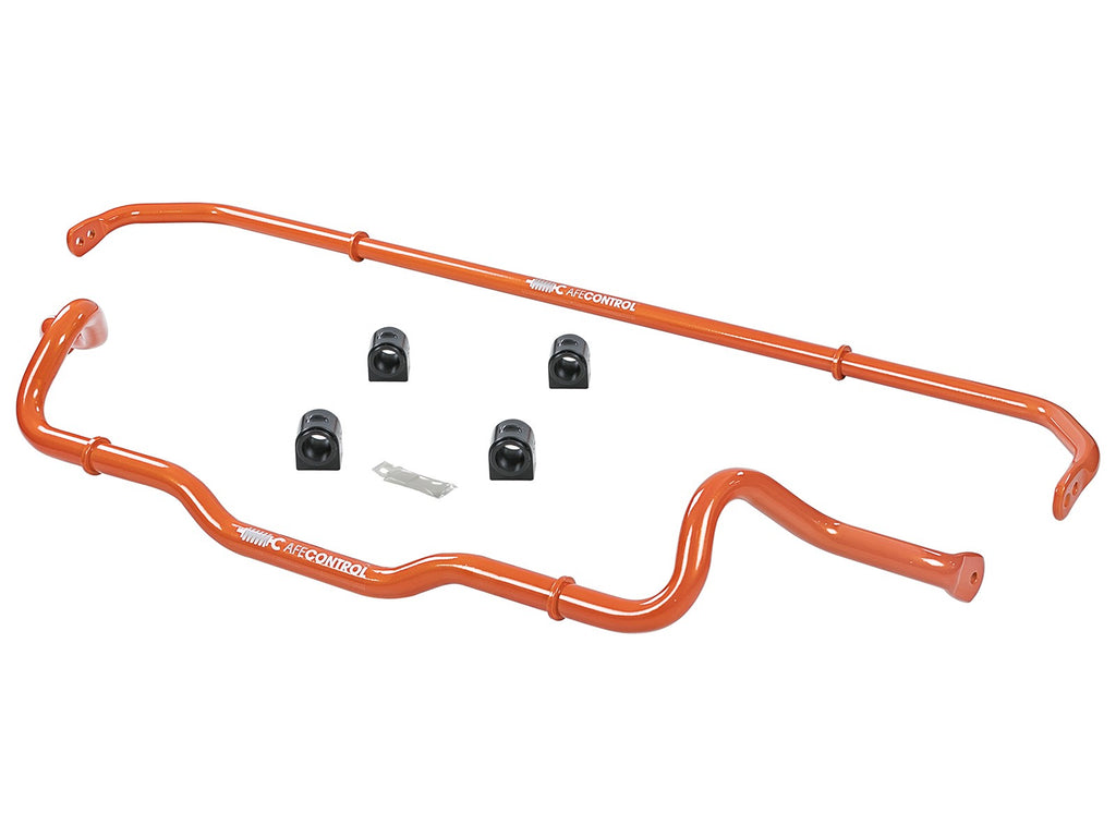 AFE Front & Rear Control Sway Bar Set 2016-2017 Ford Focus RS 2.3L (1 1/8" Front / 1" Rear)