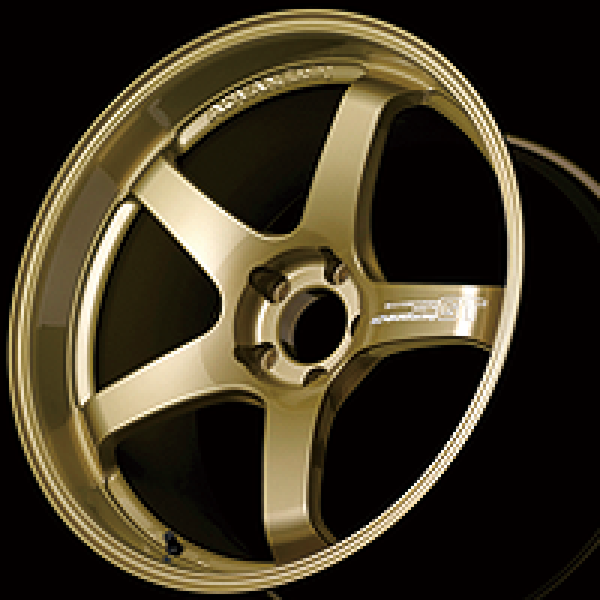 Advan GT Premium Version 18x9.0 +43 5-114.3 Racing Racing Gold Metallic