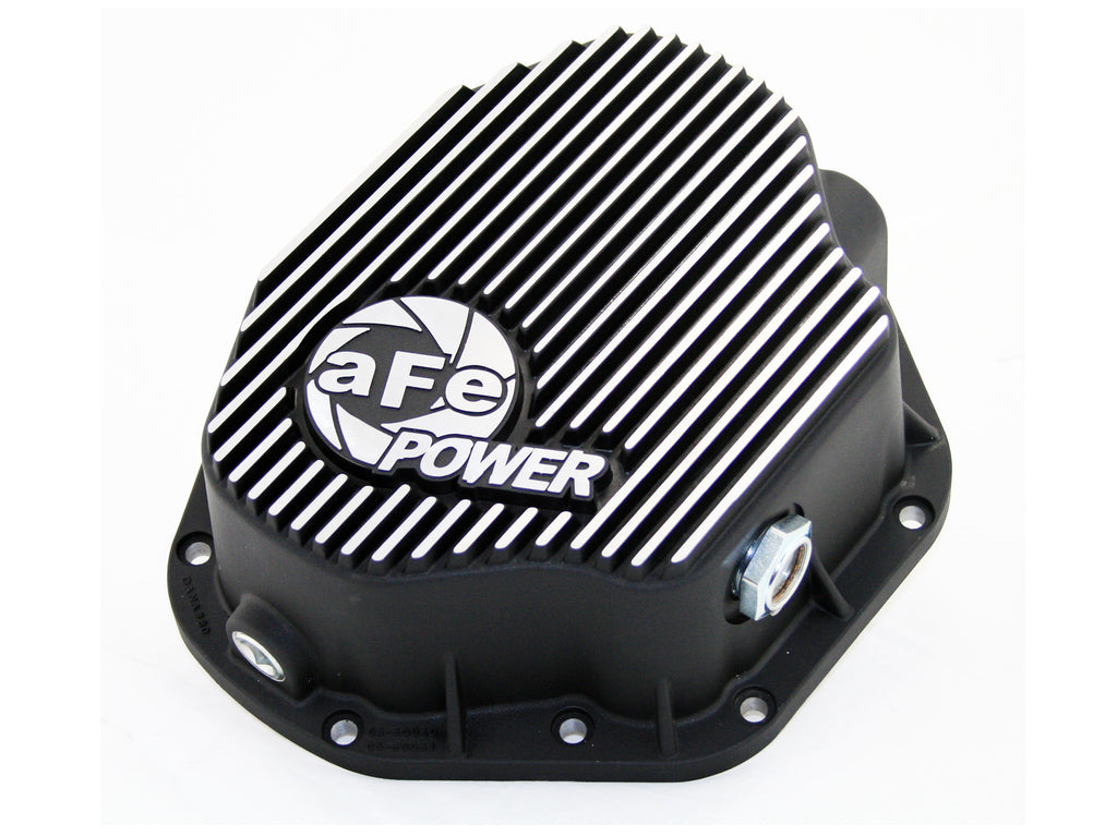 AFE Rear Differential Cover (Machined; Pro Series) 1994-2002 Dodge Diesel Trucks L6-5.9L
