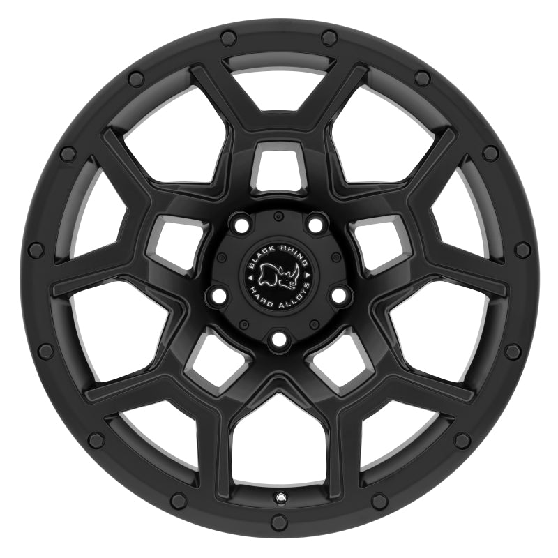 18x9.5 Black Rhino Overland Matte Black