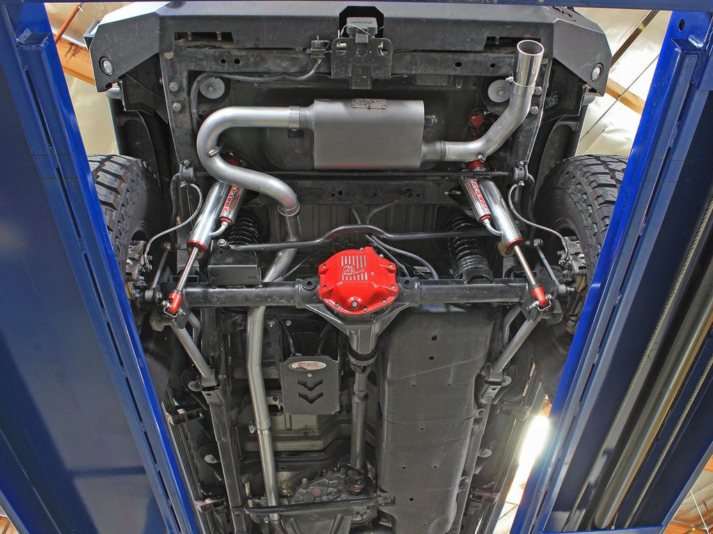 AFE Scorpion 2-1/2" Aluminized Steel Cat-Back Exhaust System 2007-16 Jeep Wrangler (JK) Unlimited V6-3.6L/3.8L (4Dr)