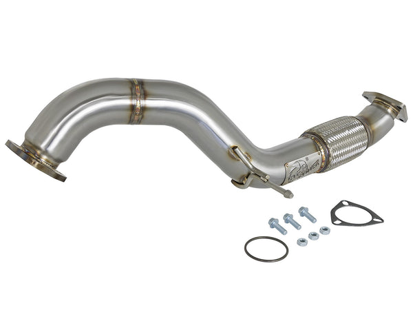 AFE Twisted Steel 2 ½ in. Rear Down-Pipe/Mid-Pipe 2017-2018 Honda Civic Type R FK8 (2.0)