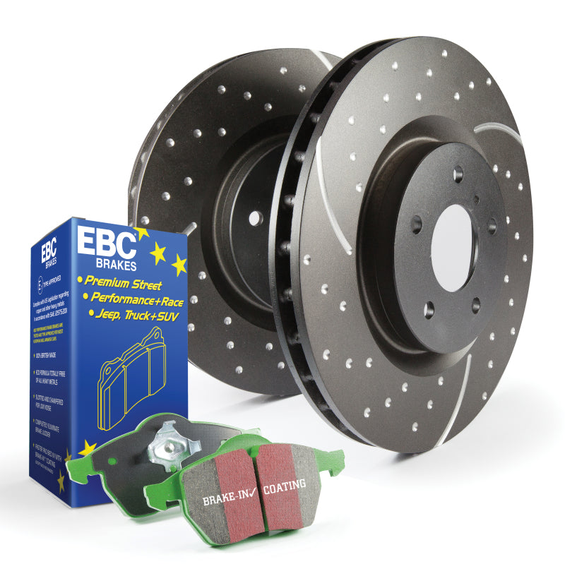 EBC S10 Kits Greenstuff 2000 and GD Rotors Mazda 3