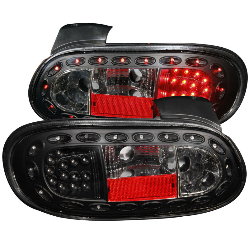 ANZO 1999-2005 Mazda Miata LED Taillights Black