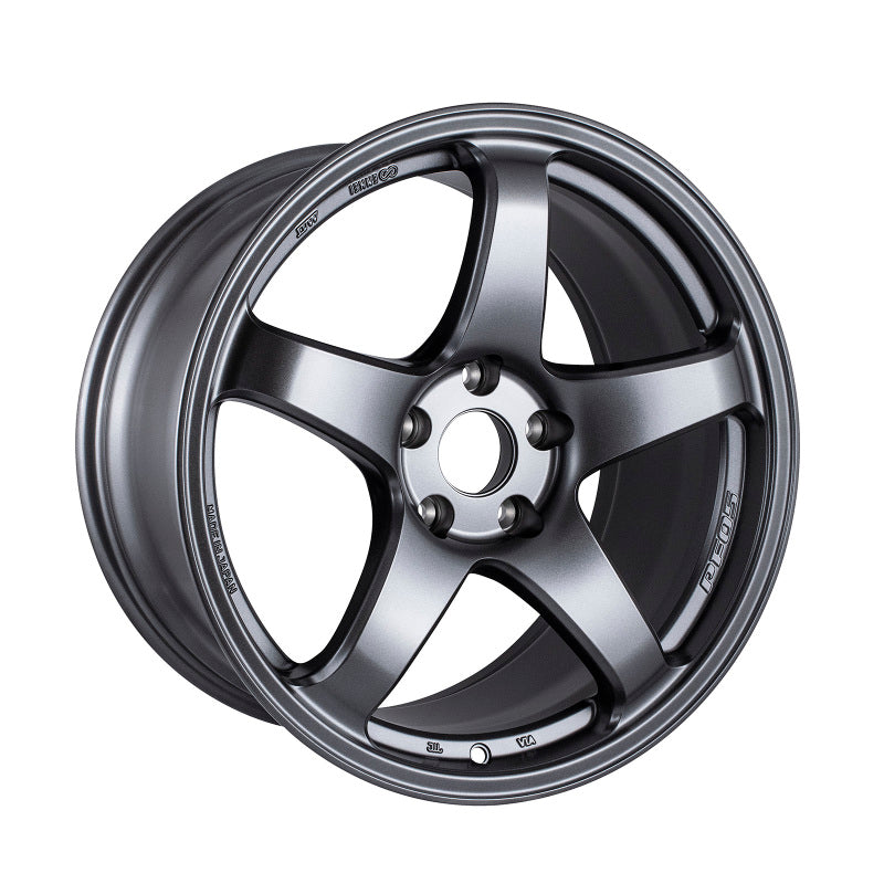 18x9.5 Enkei PF05 5x114.3 38mm Offset 75mm Bore Matte Gunmetal Wheel