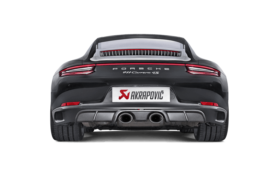 Akrapovič Rear Carbon Fiber Diffuser 2016-2017 Porsche 911 Carrera/S/4/4S/GTS (991.2)