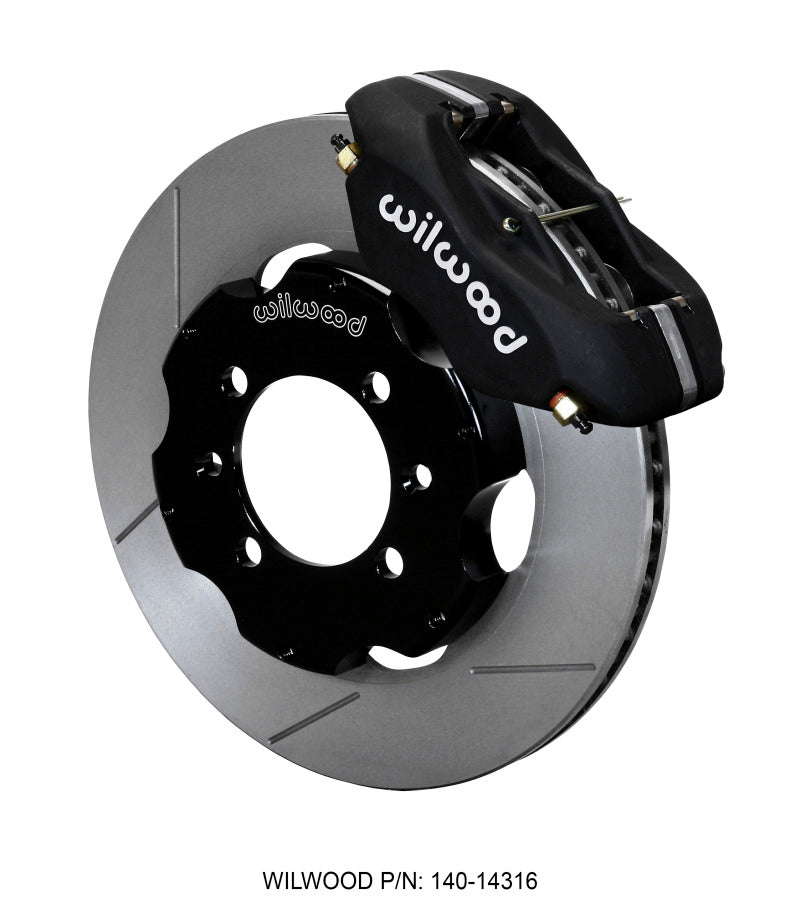 Wilwood Forged Dynalite ST Front Hat Kit 11.00in GT Rotor Road Race 1995-2005 Mazda Miata