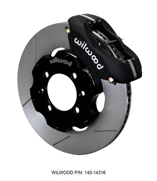 Wilwood Forged Dynalite ST Front Hat Kit 11.00in GT Rotor Road Race 1995-2005 Mazda Miata