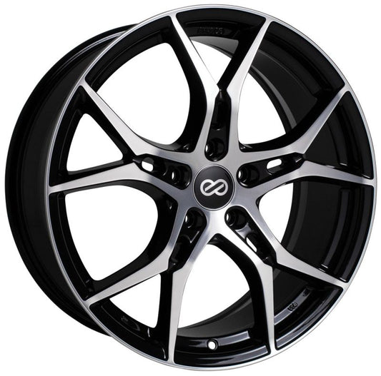 17x7.5 Enkei Vulcan Black Machined