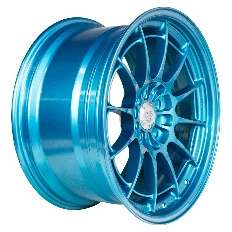 18x9.5 Enkei NT03+M Emerald Blue