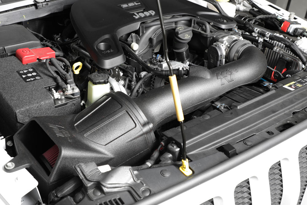 K&N Cold Air Intake 2018 Jeep Wrangler JL V6 (3.6L) – Darkside 