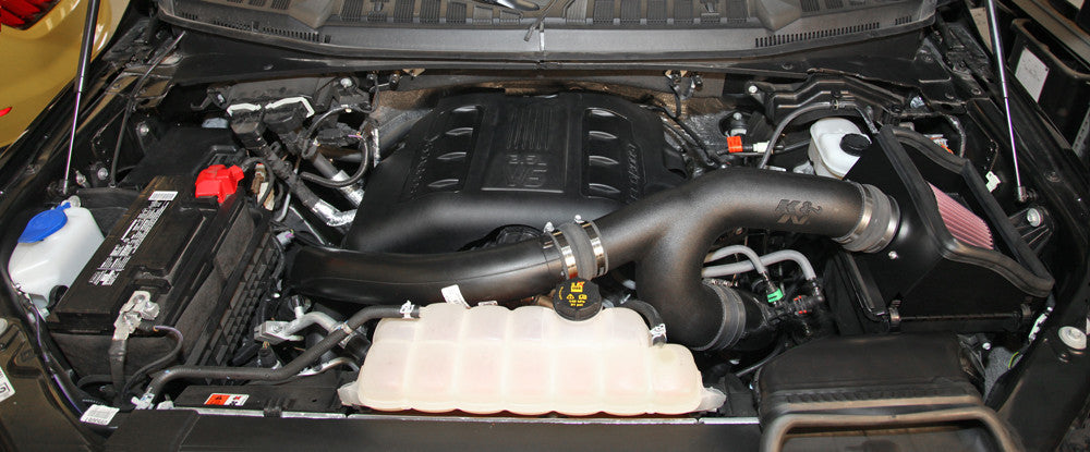 K&N Short Ram Air Intake 2015-2016 Ford F-150 3.6L EcoBoost V6 Turbo