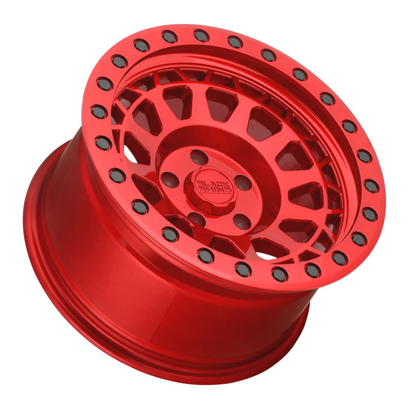 17x9.0 Black Rhino Primm Candy Red w/Black Bolts