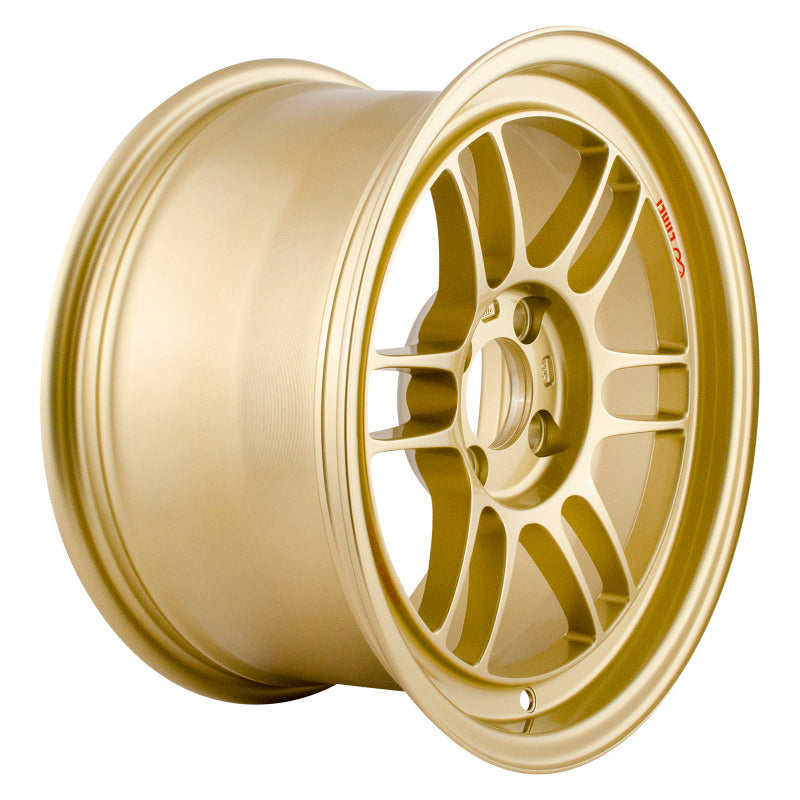 15x8.0 Enkei RPF1 4x100 28mm Offset 75mm Bore Gold Wheel