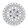Black Rhino Primm Beadlock 17x8.5 6x135 ET00 CB 87.1 Silver w/Mirror Face & Machined Ring Wheel