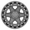 Black Rhino York 17x9.0 6x139.7 ET-12 CB 112.1 Matte Gunmetal Wheel