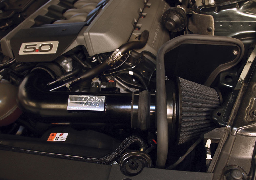 K&N Blackhawk Short Ram Air Intake 2015-2016 Ford Mustang GT 5.0L V8