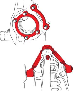 SPC Adjustable Upper Control Arms 2003-2007 Infiniti G35 / 2003-2008 Nissan 350Z