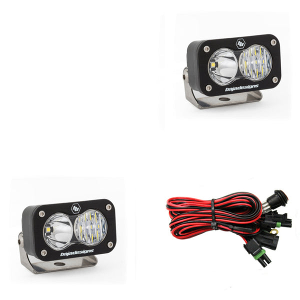Baja Designs S2 Sport Driving Combo Pattern Pair LED Work Light - Clear