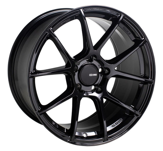 17x8.0 Enkei TS-V Gloss Black
