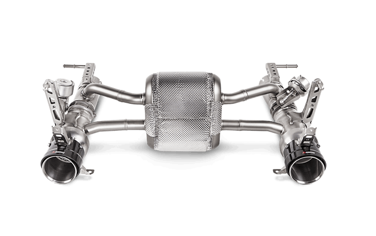 Akrapovič Exhaust 2016-2017 Ferrari 488 GTB Slip-On Line (Titanium)