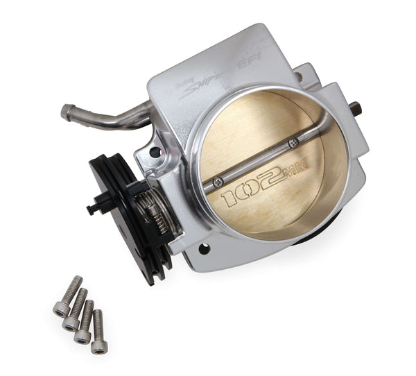 Holley Sniper EFI 102MM Throttle Body LS Engine, Silver (for use with 543-105 IAC motor)