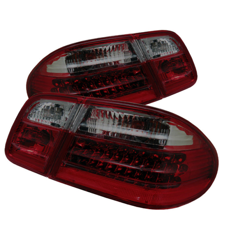 Xtune Mercedes Benz W210 E-Class 1996-2002 LED Tail Lights Red Smoke