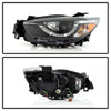 Spyder Mazda CX-5 13-15 Projector Headlights - DRL LED - Black PRO-YD-MCX513-DRL-BK