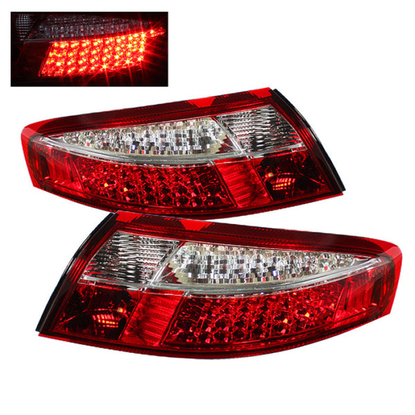 Xtune Porsche 911 996 ( Non 4S. Turbo. GT3 ) 99-04 LED Tail Lights Red Clear
