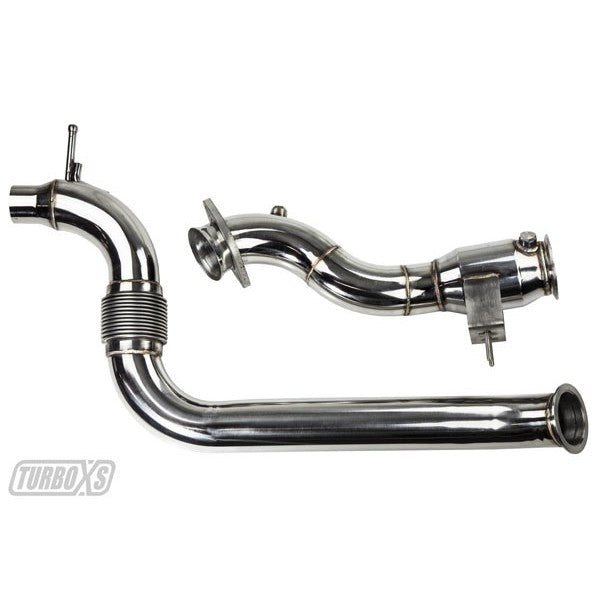 TurboXS Catted Downpipe W/ 100 CPI Catalytic Converter 2015+ Ford Mustang Ecoboost